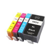 SRxBKC 924xl 924 925 923 Remplacement de la Cartouche d'encre Compatible avec OfficeJet Pro 8120E 8122E 8124E 8125E 8130E 8132E 8134E 8135E 8138E 8139E Imprimantes(EU-924-1 Set 4color)