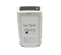 SRxBKC Cartouche à Encre Compatible avec Puce Compatible avec DesignJet Z2100 Z3100 Z3200 Z5200 Z5400 Printers 70 ML de Colorant de Couleur Remplacement de l'encre(Matte Black)