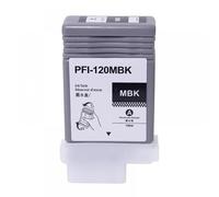 SRxBKC Cartouche à Encre Rechargeable PFI-120 PFI120 130 ML 5 coloriages compatibles avec TM-200 TM200 TM-205 TM-300 TM-305 TM300(MBK-1PC)