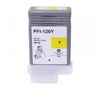 SRxBKC Cartouche à Encre Rechargeable PFI-120 PFI120 130 ML 5 coloriages compatibles avec TM-200 TM200 TM-205 TM-300 TM-305 TM300(Y-1PC)
