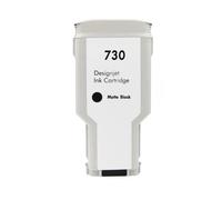 SRxBKC Cartouche d'encre Compatible 300ML, Compatible avec imprimantes DesignJet T1600 T1600dr T1700 T1700dr T2600 T2600d P2V68A P2V69A P2V70A(Matte Black)