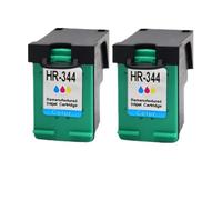 SRxBKC Cartouche d'encre Compatible Compatible avec 339 344, Compatible avec imprimantes Officejet 7210 7313 7410 et Photosmart 2710 8450(2Pack Color)