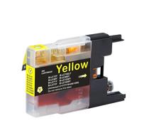 SRxBKC LC1220 LC1240 CARTRILLE DE L'INK Compatible avec MFC J430W J5910DW J625DW J6510DW J6710DW J825DW DCP J725DW J925DW Compatible avec Les Fournitures d'imprimante(4PCS-Y)