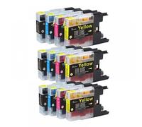 SRxBKC LC1220 LC1240 CARTRILLE DE L'INK Compatible avec MFC J430W J5910DW J625DW J6510DW J6710DW J825DW DCP J725DW J925DW Compatible avec Les Fournitures d'imprimante(3Set)