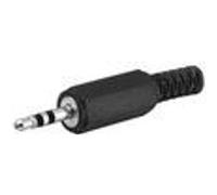 Goobay 11016 Fiche Jack - 3 5 mm - stéréo - version en plastique avec protection anti-torsion
