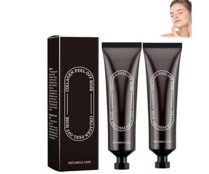 SS Collagen Reverse Volume Peel off Face Mask Pack, Bio-Collagen Real Deep Mask, Hydrolyzed Collagen Peel off Mask, Korean Skin Care Facial Mask Beauty Skincare (2 Pcs)