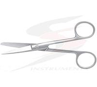 SS INSTRUMENTX Ciseaux à pansement premiers secours chirurgicaux vétérinaires instrument polyvalent tranchant/émoussé 5 "