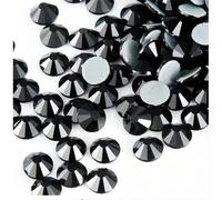 SS0-SS50 1 mm-10 mm Cristal Couleur Strass Thermocollants Paillettes Cristal Plat Dos Utilisé Pour Vêtements Tissu Robe Sac Chaussure Décoration Été, École SS4/1.6MM-1440 PIÈCES,SS3/1.4MM-1440 PIÈCES,