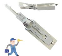 SS001 SS002 Outil De Crochetage De Serrure Et Décodeur 2 En 1,décodeur Et Outils De Crochetage Pro 2 En 1,kit De Crochetage De Serrure De Porte,lock Pick Decoder-SS002 1PCS