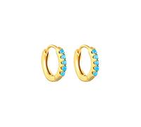 SS1 2PCS 925 Boucles d'oreilles en argent sterling Sterling Snake Vintage Turquoise Zircon Huggies Oreille de boucle d'oreille Percing Pendentietes for Girls TL0413