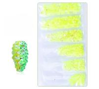 SS3-SS12 1440 pièces Non HotFix FlatBack Verre Nail Art Cristal Transparent Strass Gem Manucure Accessoires-Jonquil MI