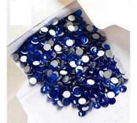 SS3-SS34 Saphir Verre Strass Cristal DIY Dos Plat Non Hot Fix Bâton Sur Strass Pour Craft-Sapphire, SS6 1440Pcs