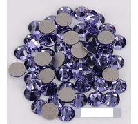 ss3-ss34 Tanzanite Dos Plat Non Hotfix Colle Sur Nail Art Strass-ss5-1440pcs