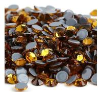 ss3,ss4,ss8,ss12,ss34 Hot fix Strass Glitter Strass Flatback Verre Cristal Hotfix pierres Strass à repasser pour vêtement-Topaz-ss4 1440pcs