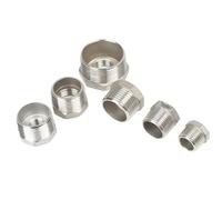 SS304 Raccords réducteurs de tuyau en acier inoxydable hexagonal douille de réduction mâle vers femelle raccord de tuyau 1/8" 1/4" 3/8" 1/2" 1" (DN10XDN6 21g)