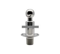 SS304 Stainless Steel CIP Cleaning Rotating Spray Ball 1.5" Tri Clamp x 1/2" NPT External Thread YZWRWRMKTB
