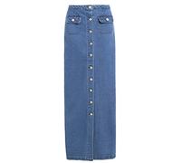 SS7 Nouvelles Femmes Jeans Jupe Longue, Bleu Denim,Tailles 8 pour 18 (46, Bleu)