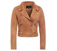 SS7 Veste de motard en simili daim pour femme Tailles 8 10 12 14 Noir Gris Neuve, peau, 40