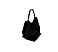 Ssac a Main Cuir Sac à bandoulière grande capacité for femme, texture givrée, fourre-tout de transport, pochette seau en cuir vache(Deep coffee,L40cm W20cm H28cm)