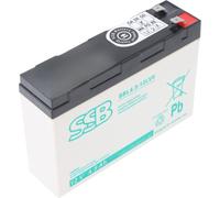 SSB12-4.5 Pb 12V 4.5Ah Batterie au plomb, en remplacement de Panasonic UP-RW1220P1, UP-VW1220P1, sans autorisation VdS