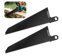 SSB229CT Lot de 2 lames de scie alternative compatibles avec les scies Piranha Scorpion Black et Decker en acier au carbone pour couper du bois, du plastique, du bois dur