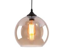 SSBHDM Abat-Jour de Lampe Suspendue en Verre de Style rétro Industriel, Lustre à tête Unique de Base E27, luminaires encastrés, Couloir, Porche, Salon de Coiffure, Suspension de Plafond de décoration