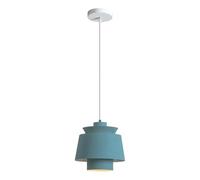 SSBHDM Lampe suspendue de style industriel moderne, lustre encastré à base E27, suspension créative en métal à tête unique, luminaires de décoration de balcon de salon, chambre à coucher