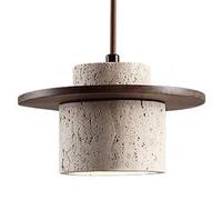 SSBHDM Lampe Suspendue en marbre de personnalité créative, Lustre de Style Industriel Moderne, Suspension encastrée à Base E27, luminaires de décoration de Balcon d'étude de Chambre à Coucher