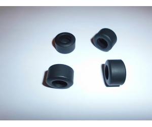 SSC 4 Pneus avant de type I pour voitures à fente, pneus super adhérents de 11 mm de large, pneus de rechange compatibles avec voitures F1, pneus de rechange pour voitures à fente Scalextric,