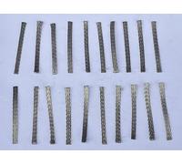 SSC Lot de 20 lames de rechange pour voitures à fente Easyfit 8, 20 tresses courtes et longues pour lames de guidage de voiture compatibles avec les modèles de voitures à sous Scalextric, accessoires