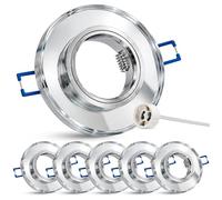 SSC-LUXon ALINA Spot Encastrable Carré Noir - Lot de 6 Spots Plafond | Installation rapide et discrète pour un rendu épuré, faible consommation et longue durée de vie au quotidien.