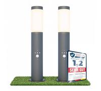 SSC-LUXon BOSEA-B - lot de 2 bornes lumineuses anthrazit E27 IP44 50cm