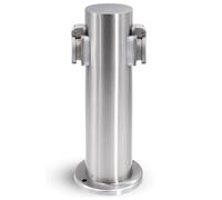 SSC-LUXon Colonne Electrique Exterieur 2 Prises 230V Acier INOX Brosse IP44
