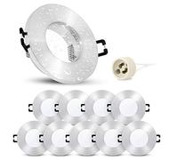 SSC-LUXon ISASO rond - lot de 10 spots encastrables ronds IP65 aluminium