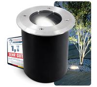 SSC-LUXon JUAVI Spot encastrable au sol orientable et praticable pour l’extérieur IP67 Avec LED GU10 3 W blanc neutre 230 V