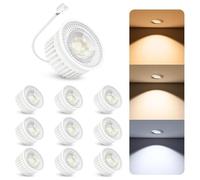 SSC-LUXon LumiFLEX Ampoule GU10 LED 3-en-1 Couleurs - Lot de 10, Blanc Chaud Neutre Froid Réglable, Remplacement Halogène GU10 230V