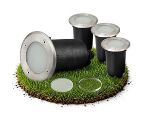 SSC-LUXon MARNE spot encastrable sol exterieur rond IP67 befahrbar GU10 lot