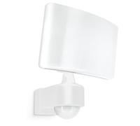 SSC-LUXon NORSU applique murale extérieure LED Up & Down tête orientable blanc | détecteur de mouvement & capteur crépusculaire | IP65 4000K 40W