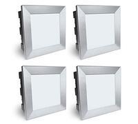 SSC-LUXon Piko-LQ Lot de 4 spots muraux encastrables LED d'extérieur | Installation rapide et discrÃ¨te pour un rendu Ã©purÃ©, faible consommation et longue durÃ©e de vie au quotidien.