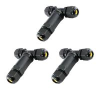 SSC-LUXon wCable boite derivation etanche IP68 T-piece 5 fils cable 4-14mm connexion electrique exterieur lot de 3