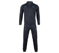SSC Napoli [EA7] Survêtement Interlock Azzurro, EA7 Produit officiel, Combinaison sans Capuche Football 2024/2025, 3XL