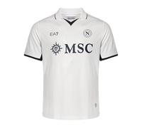 SSC NAPOLI Kit de Course Away Junior Ea7 T-Shirt pour Enfants et Adolescents