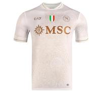 SSC Napoli Maglia Gara Away Ea7 T-Shirt Mixte (Lot de 3)