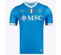 SSC Napoli Maglia Gara Home Ea7 T-Shirt Mixte (Lot de 3)