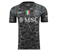 SSC Napoli Maillot Course, EA7, Scudetto Tricolore, Tissu Technique Dry Touch, 2023/2024