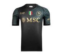SSC NAPOLI Maillot Course, EA7, Scudetto Tricolore, Tissu Technique Dry Touch, 2023/2024