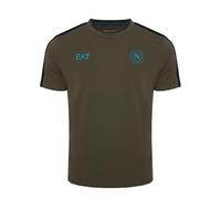 SSC NAPOLI Maillot de représentation Ea7 T-Shirt Unisexe - Enfants et Adolescents