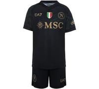 SSC NAPOLI Season 23/24 Set de compétition Junior Mixte Enfant, Noir, 24 Anni
