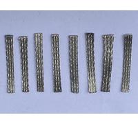 SSC Pièces de rechange pour Slot Cars Easyfit 8, 20 tresses courtes et longues pour les lames de guidage des voitures compatibles avec les modèles de Slot Cars Scalextric, pièces de bricolage pour