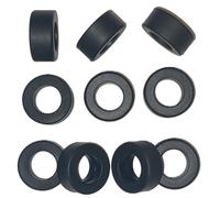 SSC Slot Cars Super Grip Lot de 20 pneus de rechange F1 avant compatibles avec les façades Scalextric 90s F1 Benetton, McLaren, Ferrari, Vintage Electra, etc. 9,5 mm de large